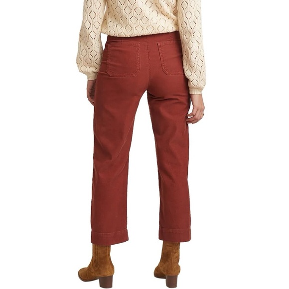 Marine Layer Bridget Cord Barn Red Pants - Picture 8 of 15